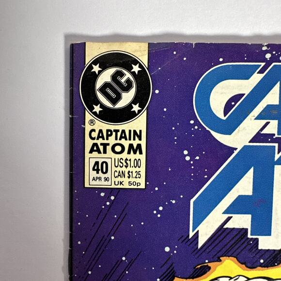 CAPTAIN ATOM #40 VOL. 3 9.0 DC COMIC BOOK CM4-159 - Picture 2 of 5